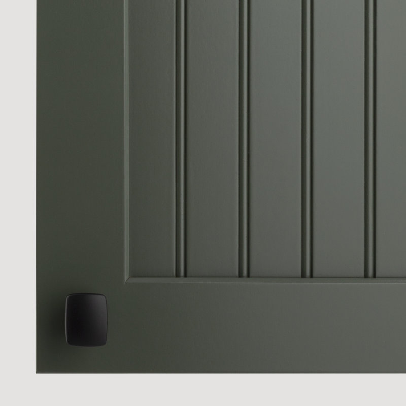Poignée rectangulaire Grayson, Noir mat