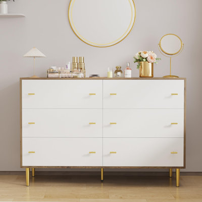 119.9 cm W Chest of 6 Drawers