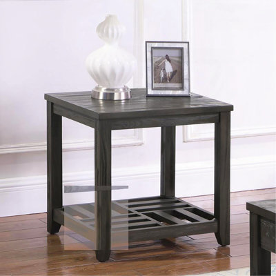 Table rectangulaire grise_Table basse