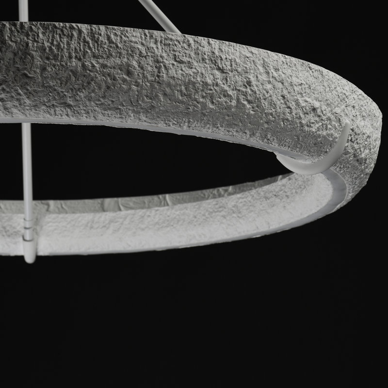 Luminaire suspendu Geist-Ring, H 28 po x l 35,5 po x P 35,5 po