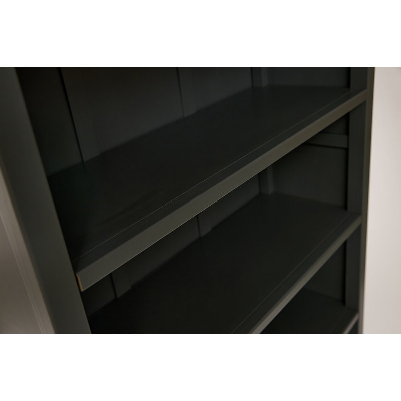 Bibliothèque Adira, Gris, (5 tablettes) H 70 po x l 35 po x P 12 po