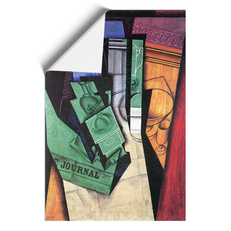 Breakfast by Juan Gris - Frameless Print, 42cm H x 30cm W x 0.1cm D