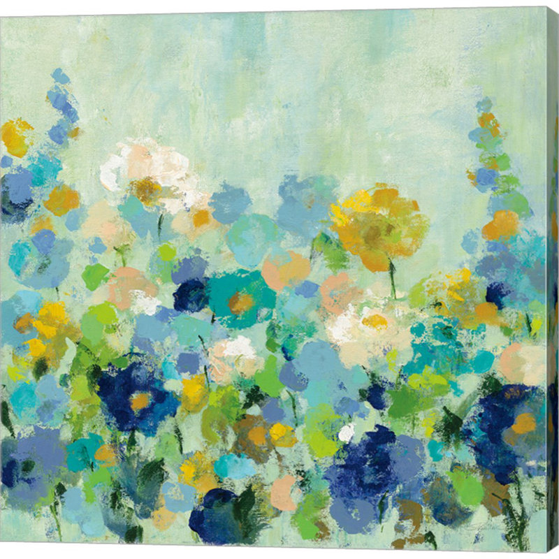 «Midsummer Garden» par Silvia Vassileva - impression sur toile tendue, H 12 po x l 12 po x P 1,5 po