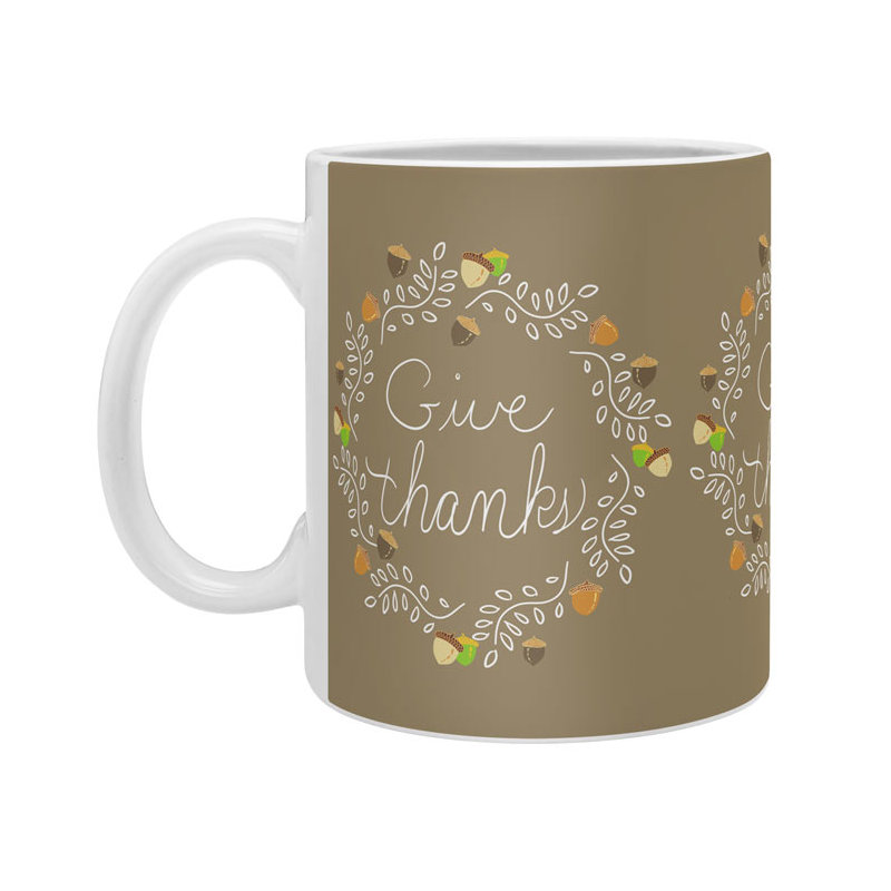 Tasse à café giving merci