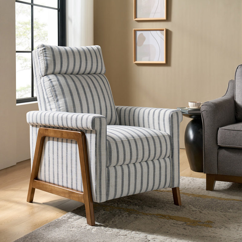 Fauteuil inclinable électrique Dracut de l 29 po avec ports de type C et USB, Bleu