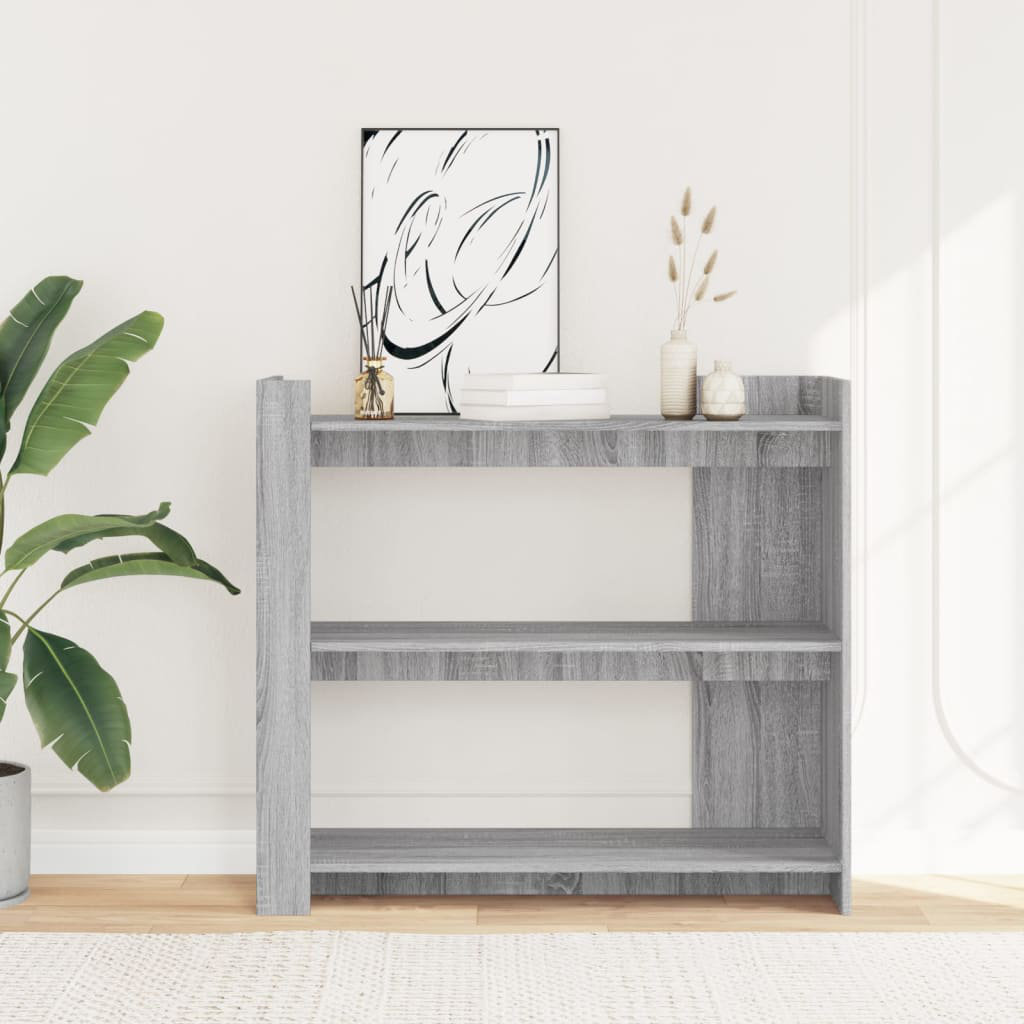 Vidaxl (Grey Sonoma) Console Table Tea End Table Accent Side Table White Engineered Wood - Image 3