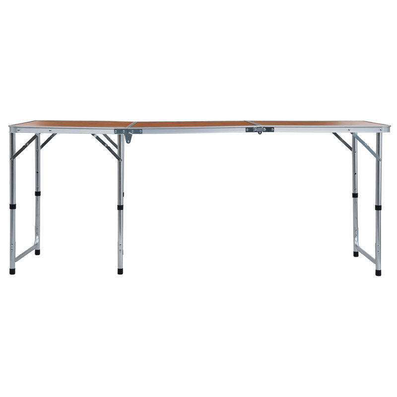 Ellenton Foldable Camping Table Aluminium 180x60 cm