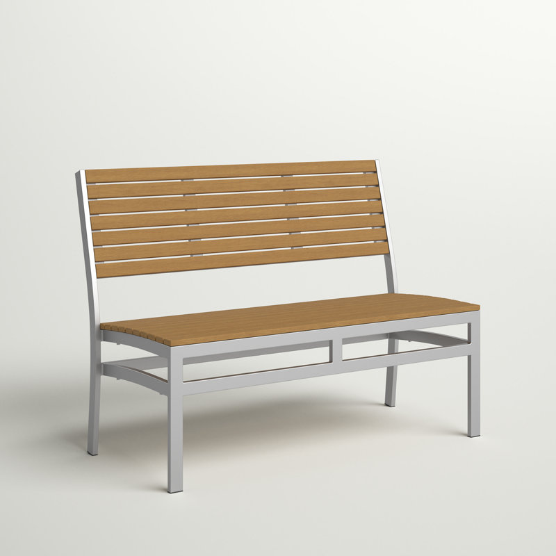 Banc empilable 4 pi Travira, Bois de teck naturel