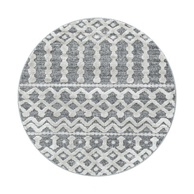 Allemans Abstract Flatweave Area Rug