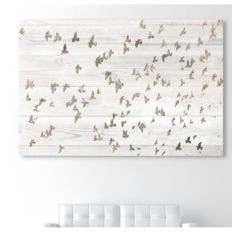 «Birds Fly High» par Oliver Gal, reproduction, H 24 po x l 36 po x P 0,5 po, Toile
