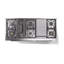 Plaque chauffante à deux brûleurs 60 po ILVE Professional Plus II II-1794006563-1794006566