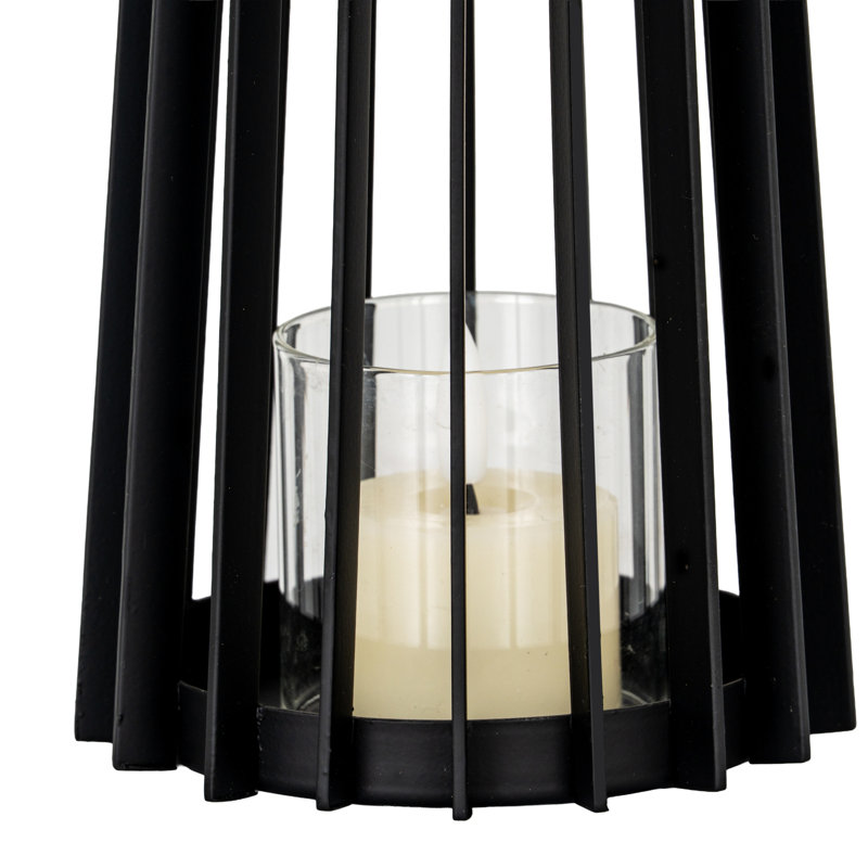 Anhat Glass Candle Accessories, 24 cm H x 12 cm W x 12 cm D