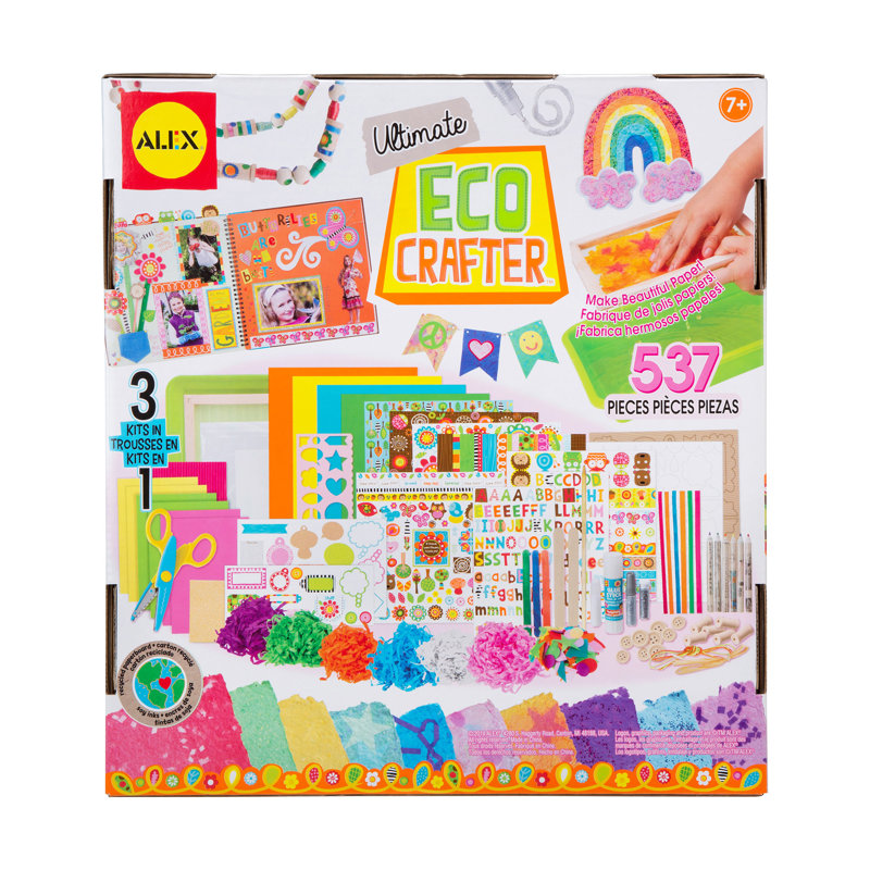 Ultimate Multicolor Eco Crafter Kit with Recycled Materials