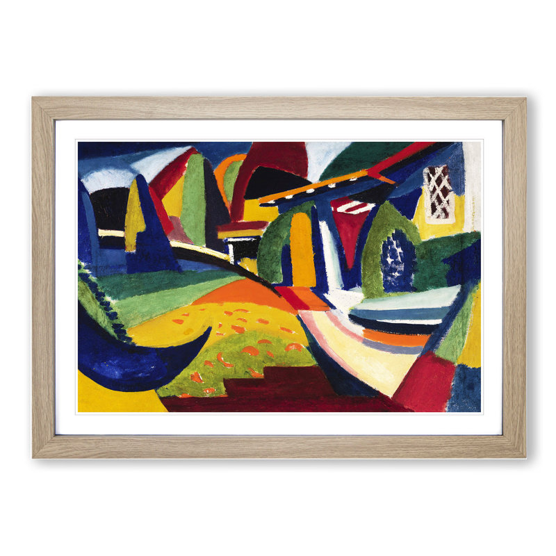 Scheherazade by Henry Lyman Sayen - Picture Frame Painting, 36cm H x 48cm W x 2cm D, Oak Framed