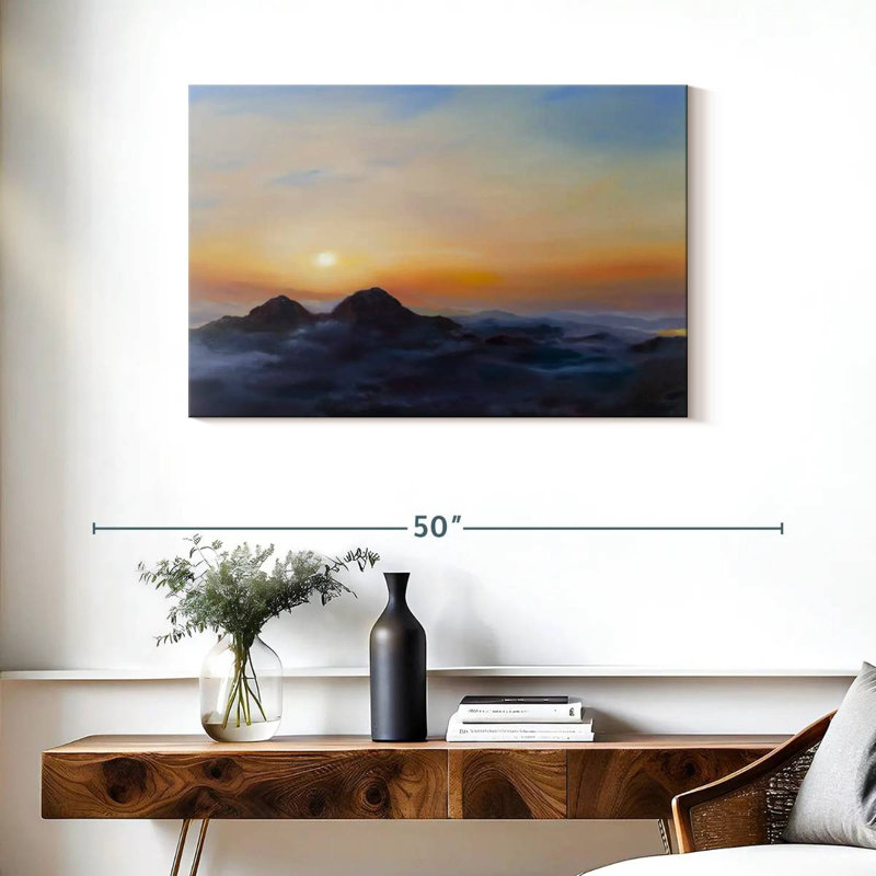 Alvord Sunrise Mountain, 24" H x 36" W