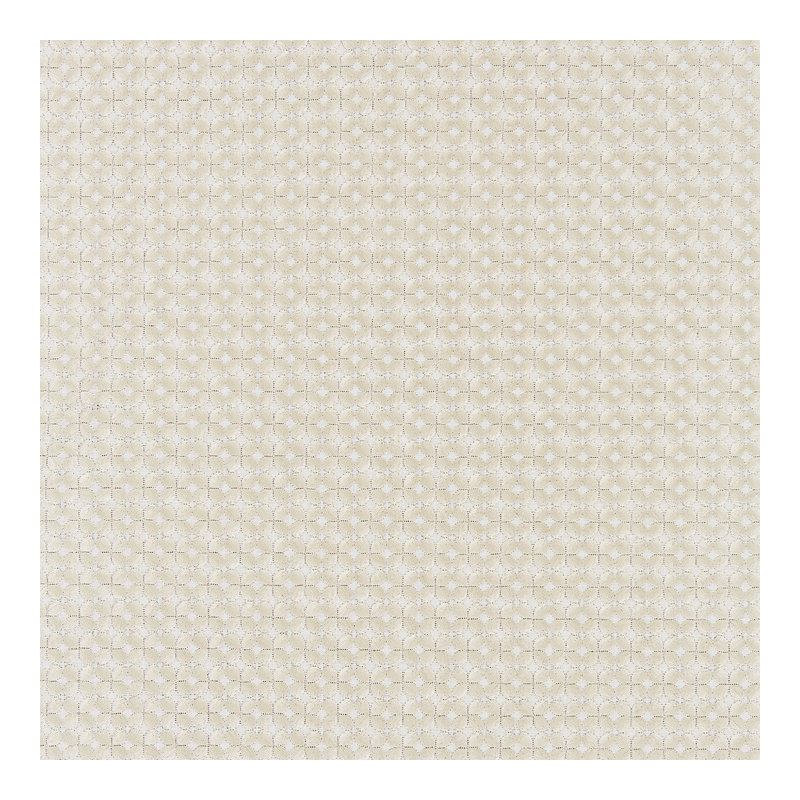 Modern Luxury Floret Embroidery Fabric, Champagne