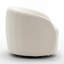 Fauteuil demi-tonneau pivotant en velours Arrun-223861492