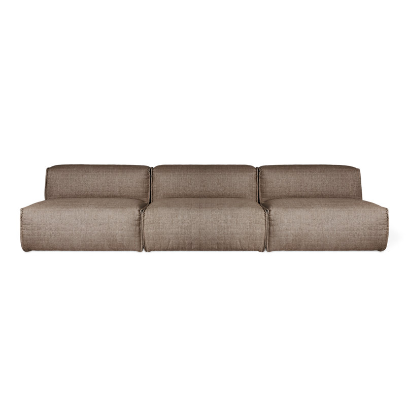 Nexus Modular 3-Pc Sofa, Thea Earth Polyester Blend