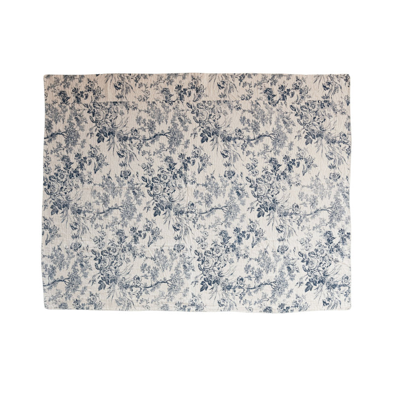 Throw Blanket, Blue Floral