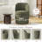 Morden Barrel Swivel Accent Chair with Storage,No Assembly Required-89129576
