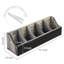 5 Slot Solid Wood Tool Holder