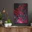 Orren Ellis «Red Inferno» par Epic Portfolio, art mural en métal-282851240