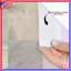 Rideaux de douche abstraits à motif de blocs beige et gris extra longs-2013312902