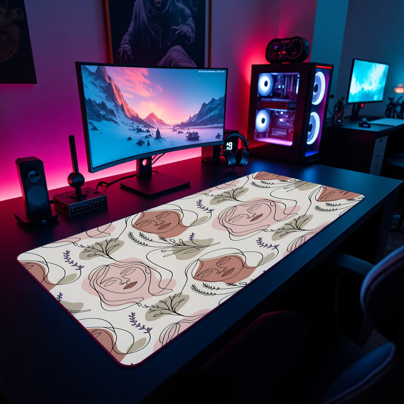 Polyester Desk Pad, 31.5x15.5