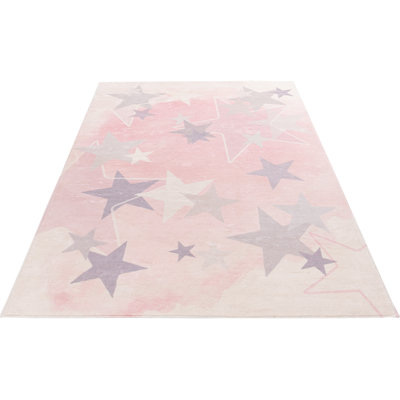 Stars Geometric Hand Tufted Area Rug