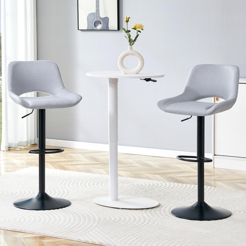 Tabourets de bar modernes pivotants et réglables