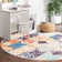Washable Abstract Indoor Rug