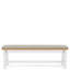 Banc rembourré en polyester Lana