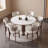 Small-sized round dining table-1287238024