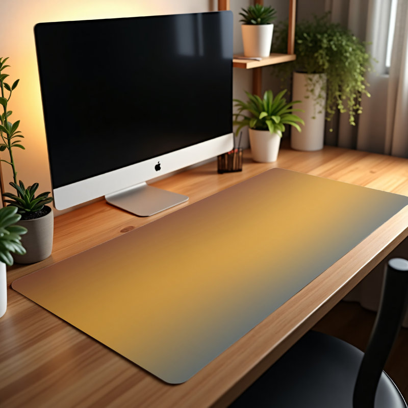 Polyester Desk Pad, 23.6x13.8