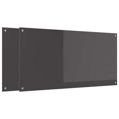 Vidaxl Kitchen Backsplash White 80 X 40 Cm Tempered Glass