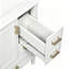 Meuble-lavabo simple autoportant de 61 cm (24 po) avec dessus en céramique-1175048682