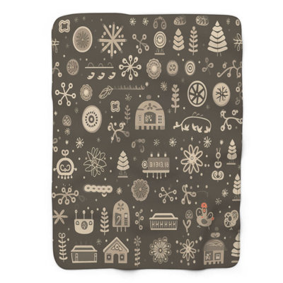 Snowy Whispers - 1 Piece Premium Blanket
