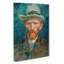 Self-Portrait Vol.2 by Vincent Van Gogh - Wrapped Canvas Painting-61846870