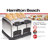 Hamilton Beach® Classic Stianless Steel 4-Slice Toaster with Wide Slots, Sure-Toast Technology, Bagel & Defrost Settings, Auto Boost