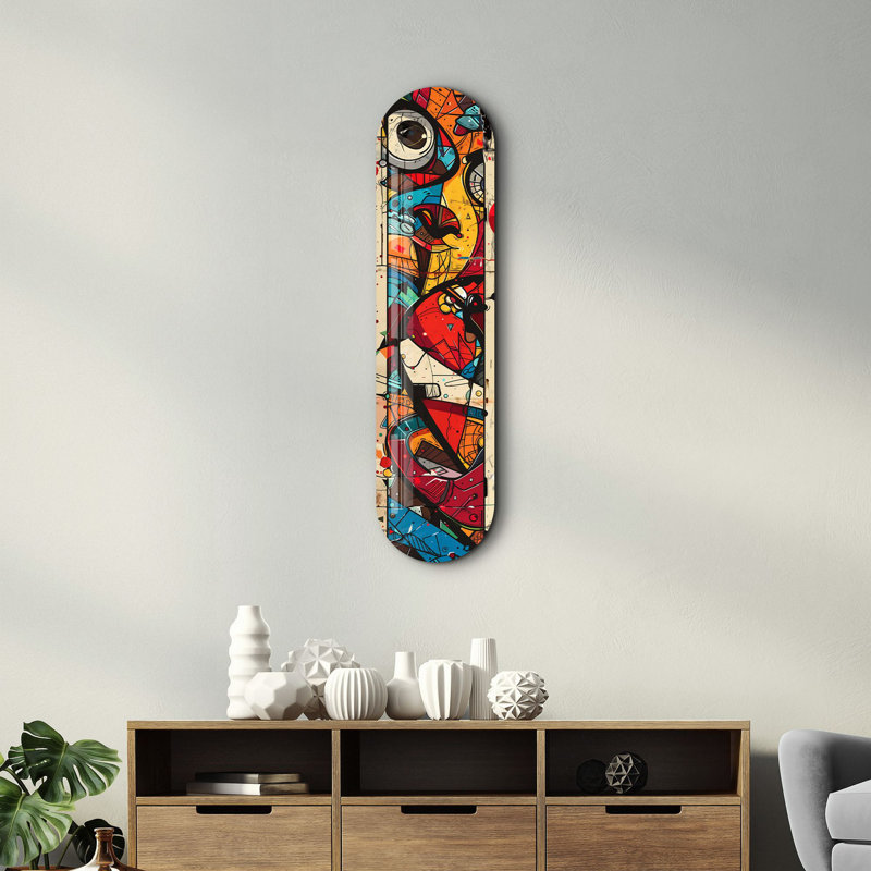 Peinture décorative en verre trempé