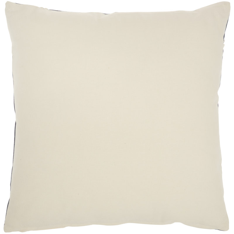  Housse de coussin carré et insert, Bleu marine