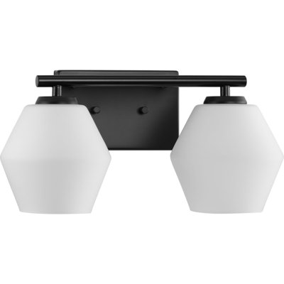 Audryna 2 Light Frosted Dimmable Vanity Light