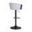 Adjustable Wood Bar Stool With Black Metal-1302376350