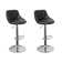 Rithland Swivel Upholstered Adjustable Height Counter Stool