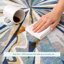 Tapis abstrait lavable à la machine intérieur / extérieur ACN2838-186240435-186240437