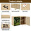 Sideboard Buffet Cabinet with Storage Tropical rainforest with 2 Doors for Living Room and Kitchen