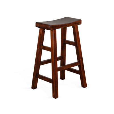 Anneliesa Solid Wood Counter Stool