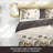 King Size Comforter Set 9 Pieces, All Season Luxury Bed in a Bag for Bedroom, With Matching Curtains, Soft Microfiber, Ginkgo Leaf-121273392