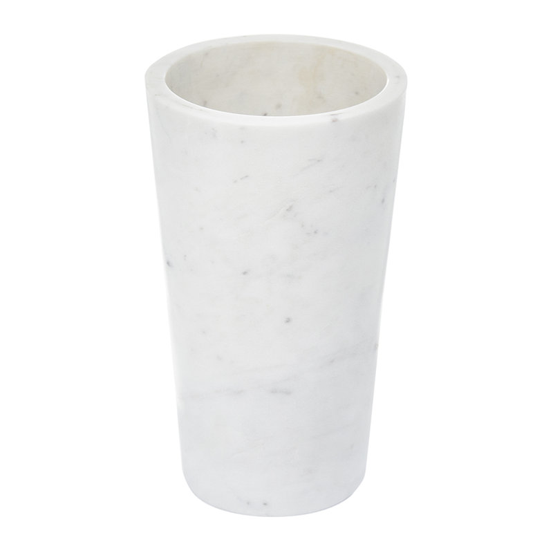 Bougie en marbre, vase à fleurs