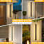 Matte Black Integrated LED Outdoor Sconce